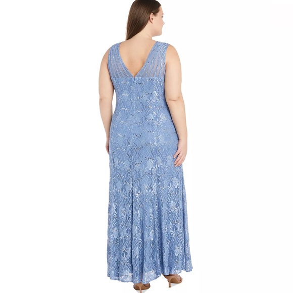 Plus Sequin Dress 💙 - Picture 4 of 11